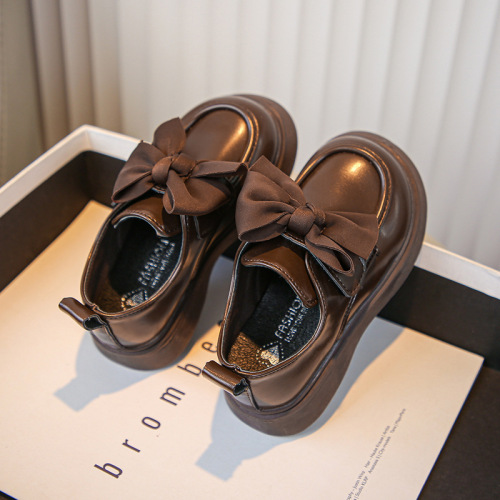 Children's Butterfly Princess Soft Sole Anti-Slip Spring Shoes, Retro Baby Shoes