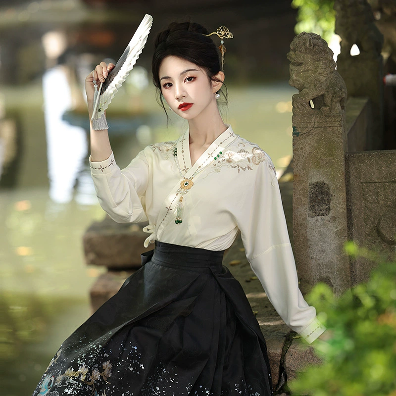 2024 новый Hanfu Ming Tongqing повседневная тяжелая промышленность