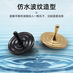 Aluminum Alloy Water Drop Hand-Rotated Desktop Spin-Off Stress Relief Toy: Fingertip Gyroscope—The "Inception"-Style Mini Whirlwind—a Magical Tool for Unwinding Tension