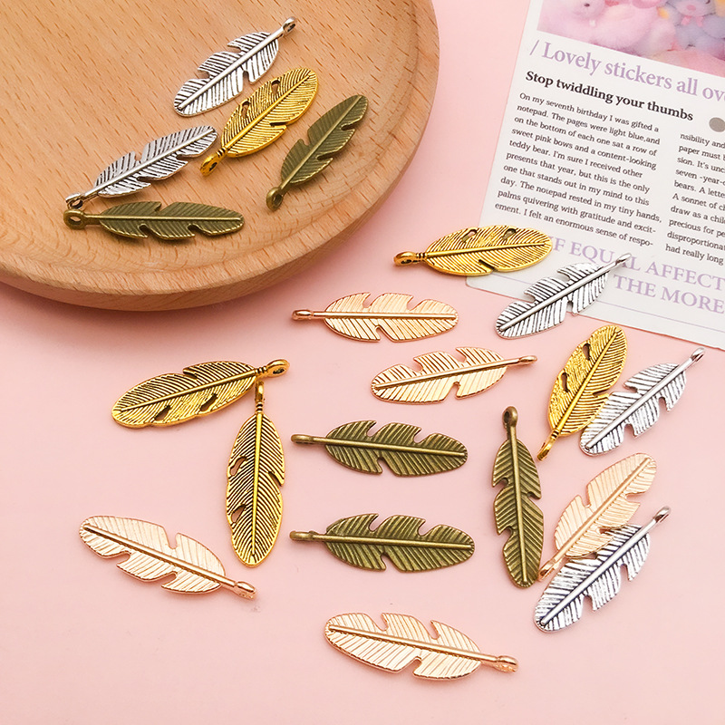 2g Weight Pendant Jewelry Making Type DIY Jewelry Accessories, Necklace Classification 1 Piece Quantity Alloy Material Bag, Tree, Leaves, Wings, Shoe Pattern Plating Design Retro, Simple Style Style 1 Piece Alloy Bag Tree Leaves Pendant DIY Jewelry Accessories Necklace 6