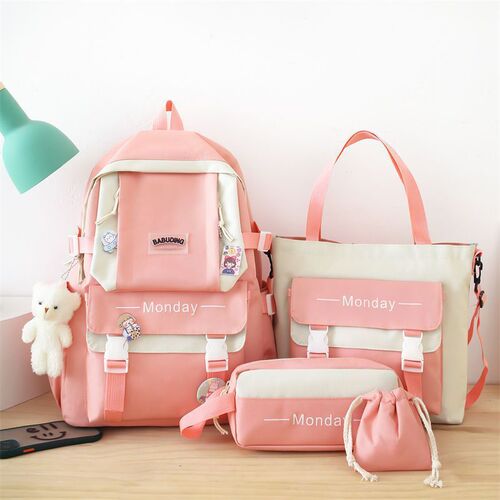 Ins super hot girl's Korean version Harajuku Ulzzang versatile middle school student backpack for girls and primary school students