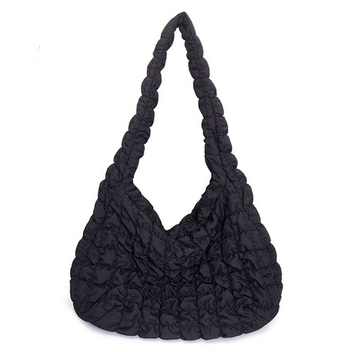  Autumn/Winter New Cloud Pleat Large Bag for Women Casual Personality Lightweight Large Capacity Dumpling Bag Crossbody Bag for Commuting