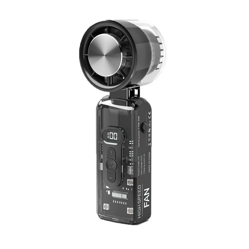 High speed folding air fan, handheld fill light