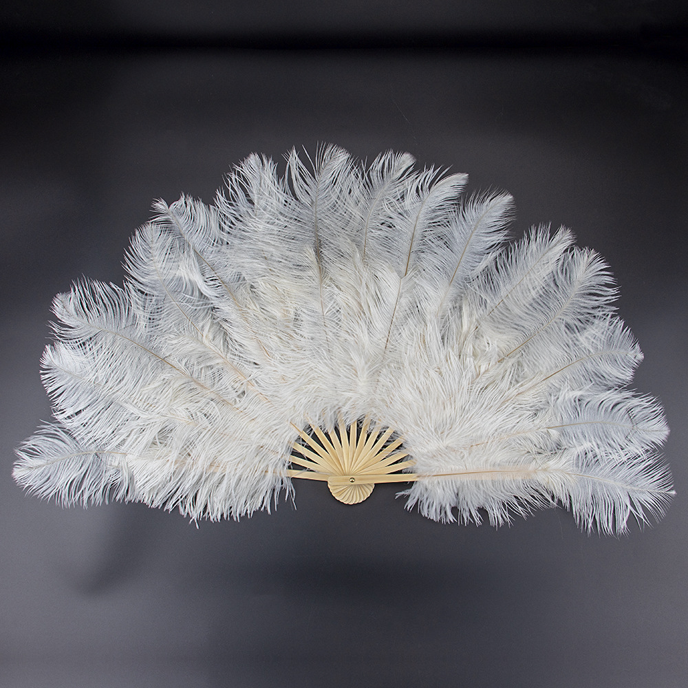 소형 부채(오프화이트)