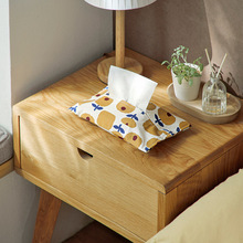 日式简约纸巾套家用客厅民宿棉麻布艺抽纸盒车载创意纸巾盒ins