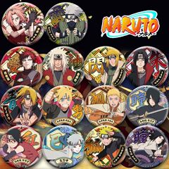 NARUTO -ナルト- ナルト サスケ カカシ 春野さくら ヒナタ アナト アニメ周辺機器 レーザーバッジ