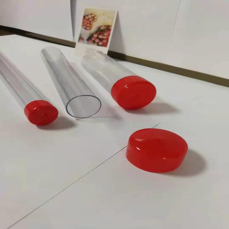 PVC透明包装管  PVC饰品包装管 PVC国画包装管 PC鱼漂包装管