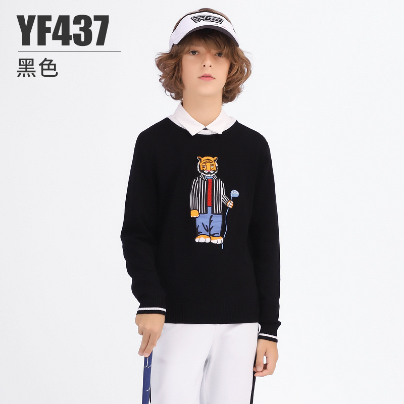 Yf437-áo len đen