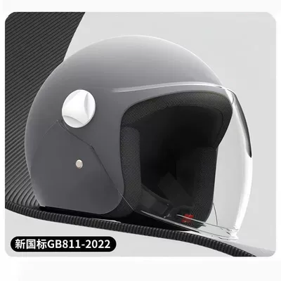 Motosiklet kaskı (dəbilqə): 3C certified electric motorcycle helmet men - master-ash-gray-b2-hd-long-mirror-free-size