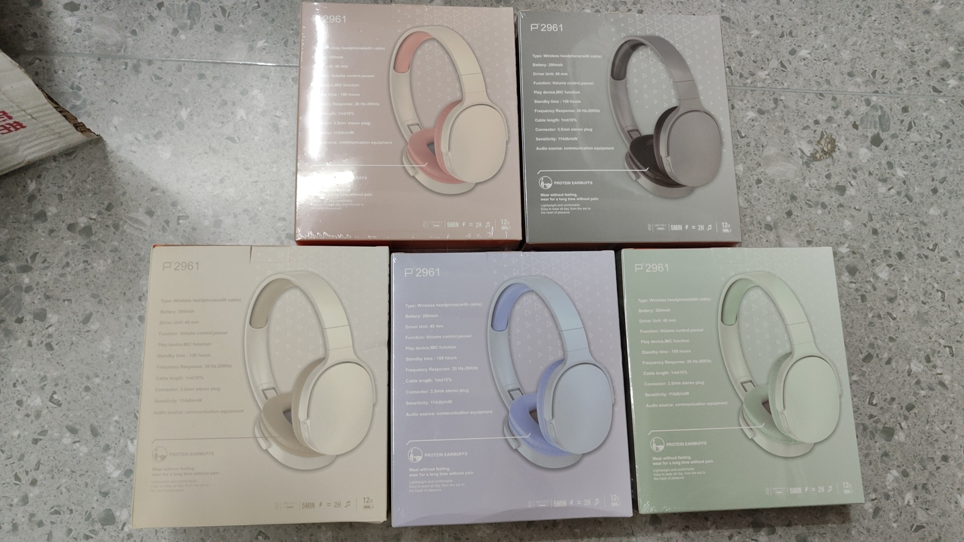 P2961SE Headworn Bluetooth with Extra Long Range Wireless 5.3 Phone Earphones_voghion.com