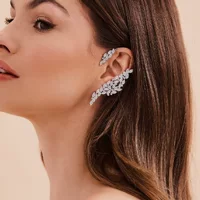 AliExpress популярные винтажные серьги с цирконом высококачественные универсальные геометрические серьги свадебные серьги с темпераментом серьги