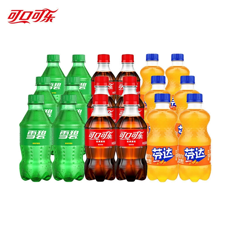 Снэки, напитки, бутылки газировки оптом, партии напитков Coca-Cola, интернет-знаменитости новые годовые напитки, полные коробки общего типа