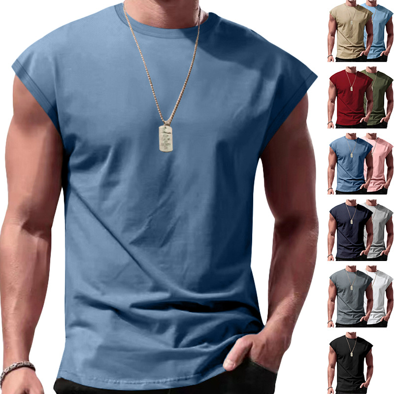 men's breathable quick dry base body-friendly vest sleevless for…
