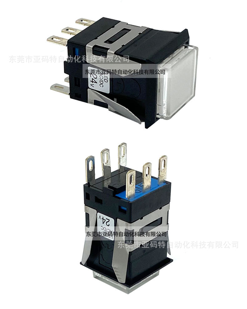 IDEC和泉 MA2L-M1141G R PW 24V 原装正品正方形复位带灯按钮开关-阿里巴巴