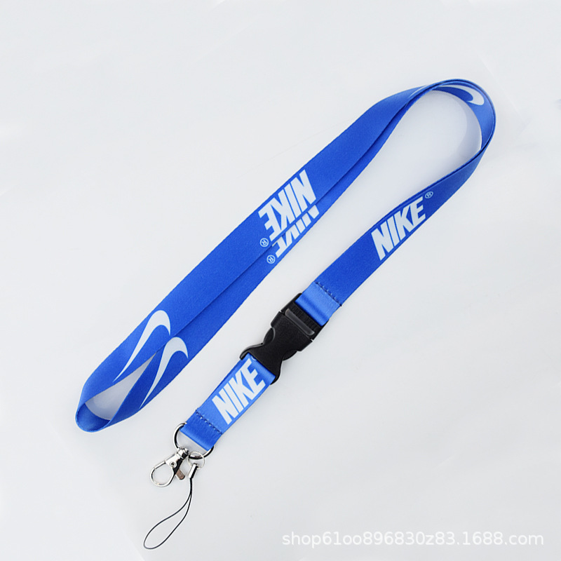 En stock Nike cordón Amazon Venta caliente linterna u disco llavero teléfono móvil cuerda langosta hebilla soporte personalizado