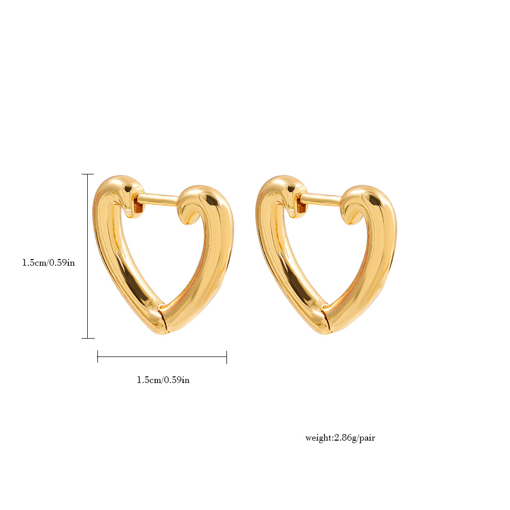 7g Weight Alloy Ear Needle Material Earrings Classification 1 Pair Quantity Casual, Street Occasion Alloy Material Pentagram, Geometric, Heart Shape Pattern All Seasons Season Unisex Gender Polished Finish Plating Design Casual, Commute Style 1 Pair Casual Commute Pentagram Geometric Heart Shape Plating Alloy Earrings 20