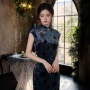短袖年轻款少女新款旗袍