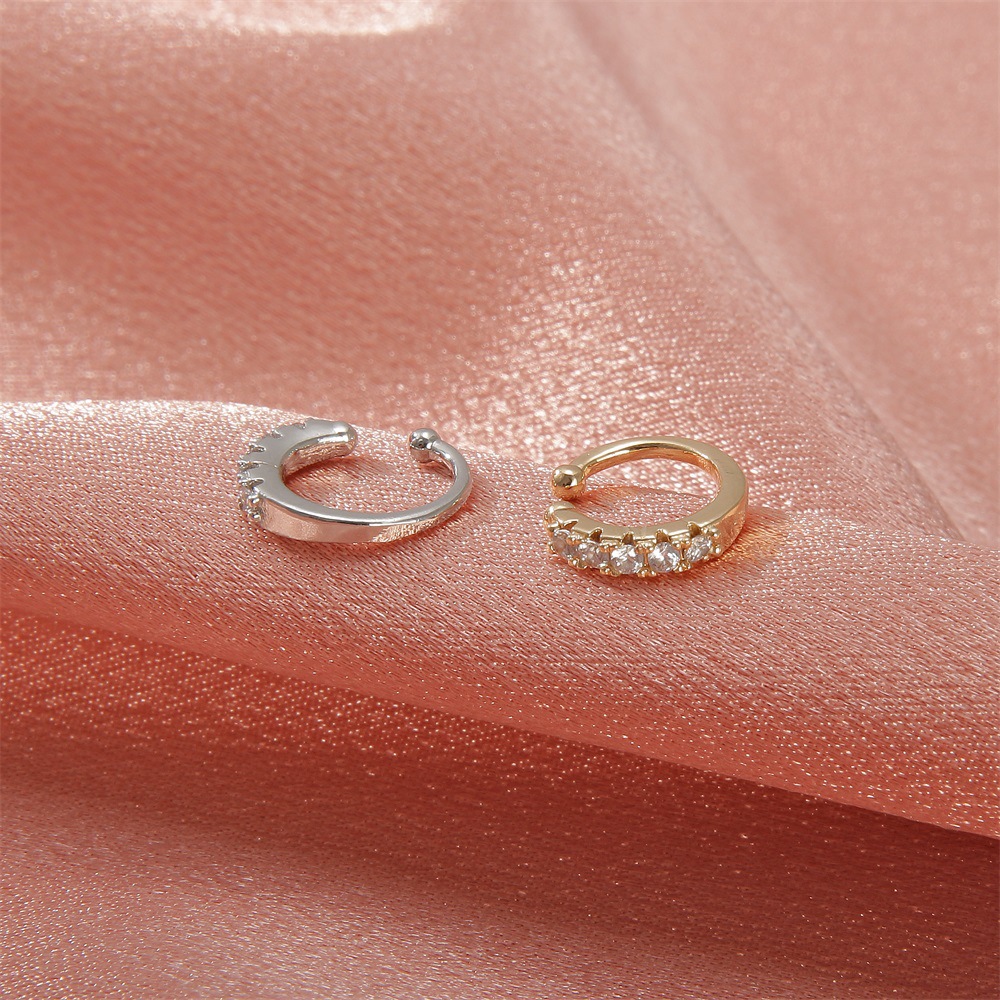 Women'S Gender Wholesale Jewelry Retro Geometric Copper Artificial Gemstones Plating Earrings