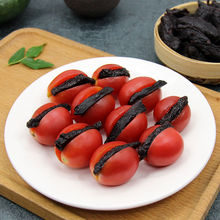 乌梅番茄干夹天山无核梅肉条子小果脯蜜饯凉果袋装台湾零食亚马逊