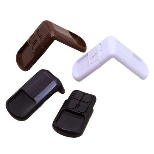 2024 New 3 Colors 90 Degree Lock Wardrobe Lock Door Lock White Double Snap Multifunctional Safety Right Angle Lock Baby Supplies