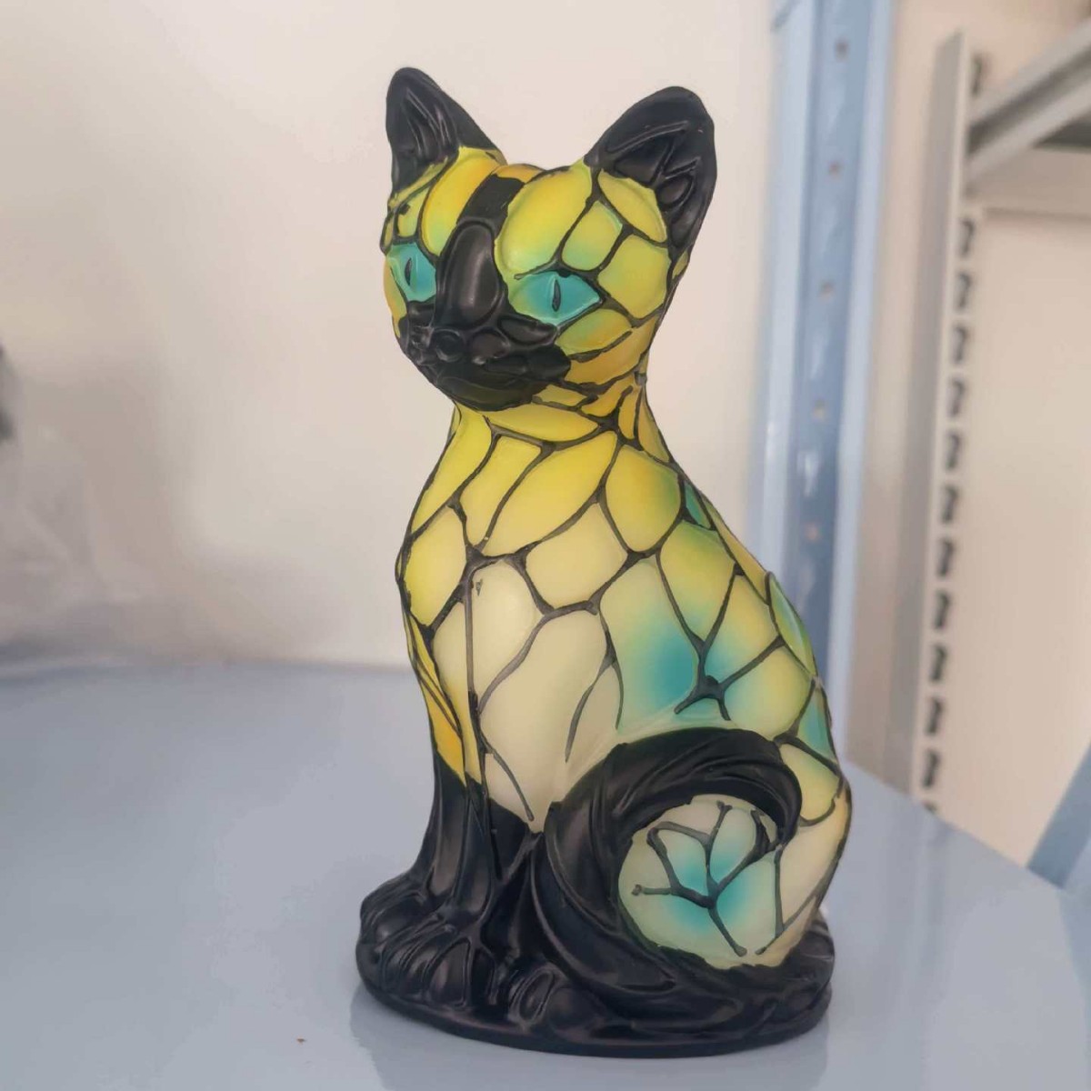 Transfronterizos de color fantasma extraña adornos de perro lámpara de noche USB adornos de escritorio para el hogar atmósfera decoración de luces de color perro