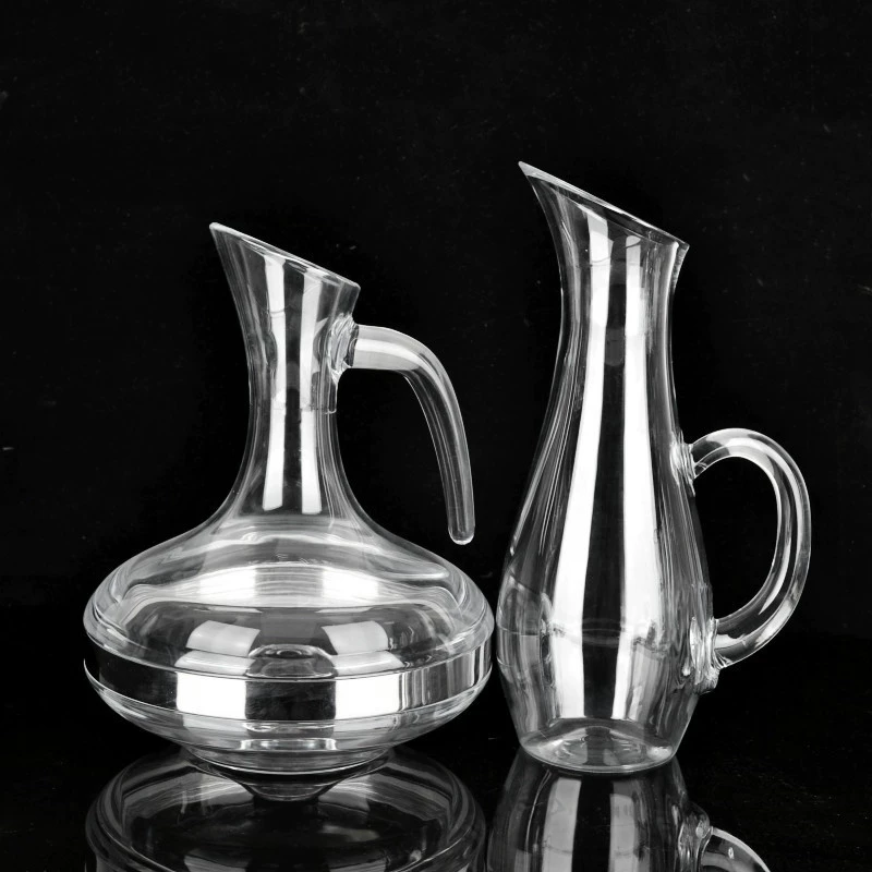 Acrylic wine decanter, plastic transparent wine dispenser, fall protection