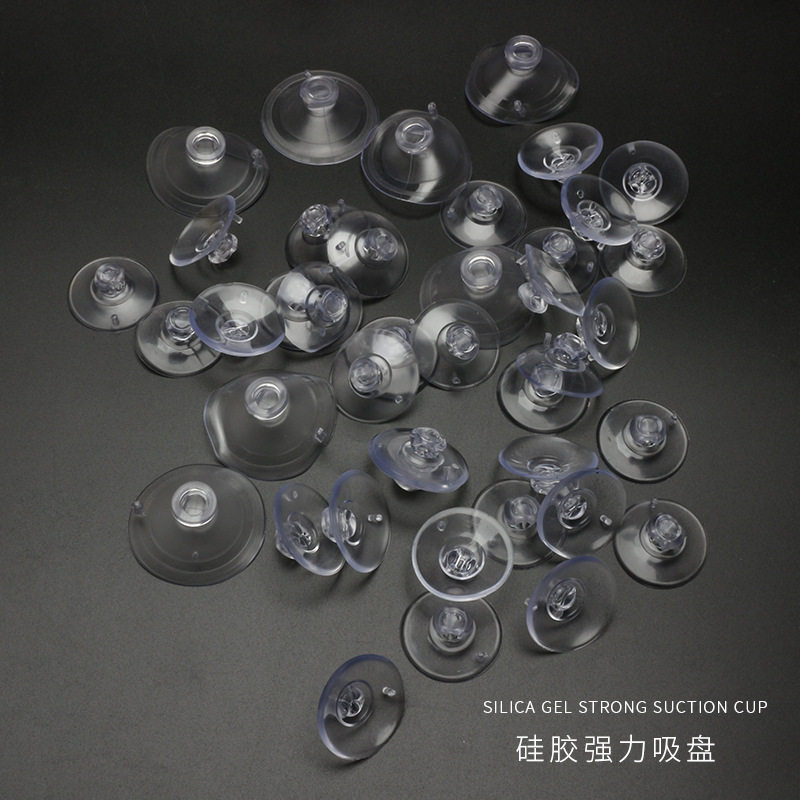 Silicona fuerte ventosa boda coche decoración transparente perforado 4cm etiqueta adhesiva fija flor coche succión taza flor Tienda materiales
