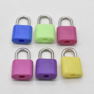 Manufacturer's Ready-Made Wholesale Luggage Small Padlock Plastic Lock Metal Open Key Small Lock Notebook Small Padlock Luggage