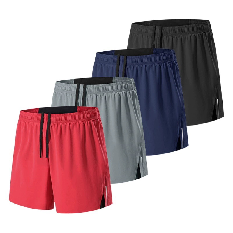 Шорты для бега по бездорожью, мужские спортивные быстросохнущие свободные дышащие летние легкоатлетические шорты для марафонских тренировок и фитнеса