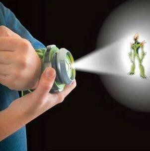 Ben10 Junior Hacker Earth Defender Electronic Projection Watch Children's Toy Black UFO