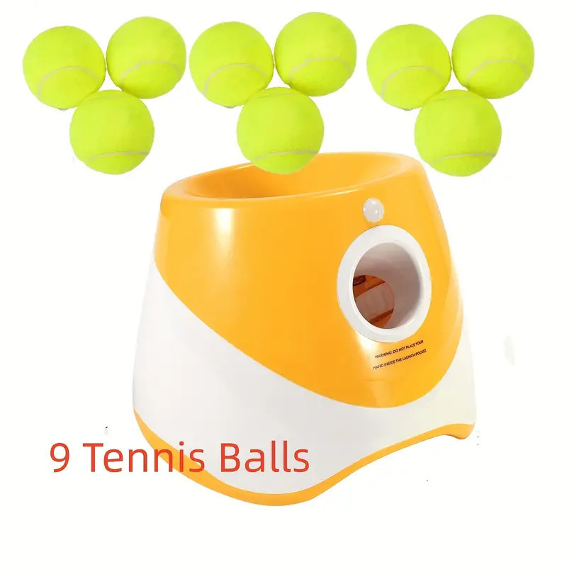 Amazon Pet Perro Tenis Lanzador automático lanzador de juguetes al aire libre lanzador de bolas nuevos fabricantes de fuentes
