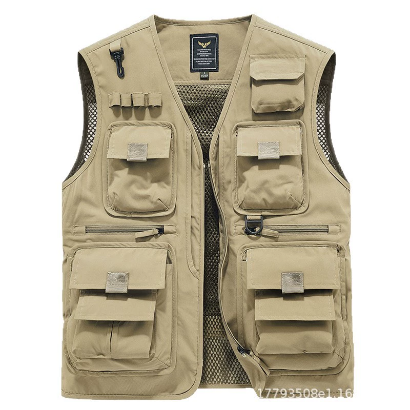 Travel men's vest for work, plus size
