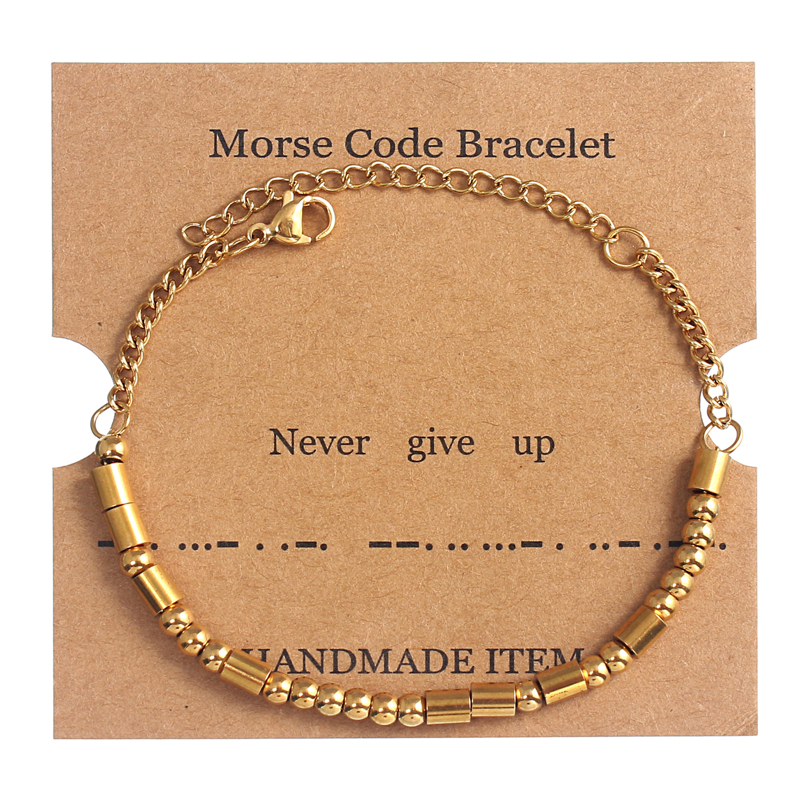 304 Stainless Steel Chain Material Simple Style Classic Style Geometric 304 Stainless Steel 18K Gold Plated Bracelets In Bulk