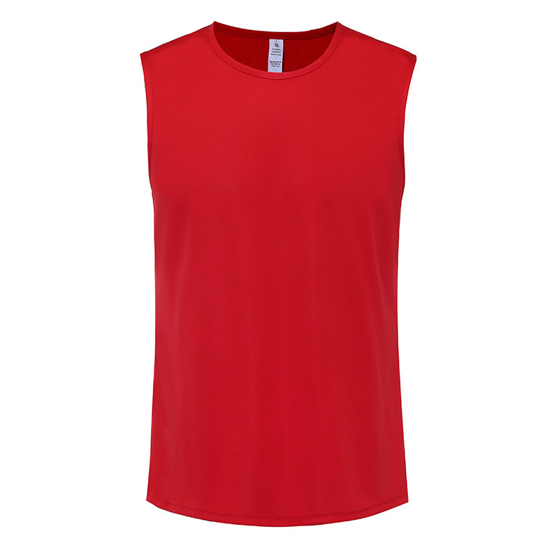 Chaleco deportivo para hombres de verano running fitness hielo rápido secado baloncesto entrenamiento de pista y campo camiseta sin mangas hombre hombro