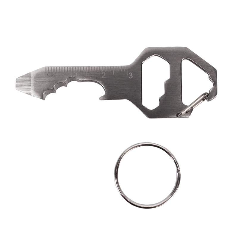 カセット EDC ツールカード多機能キーホルダー栓抜き六角ペンダントポータブルドライバーミニツール|undefined