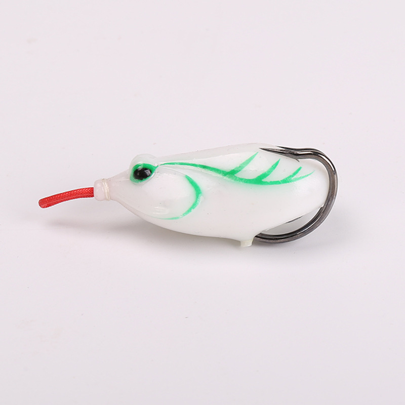 Floating Frogs Fishing Lures Soft Plastic Baits Fresh Water Bass Swimbait Tackle Gear