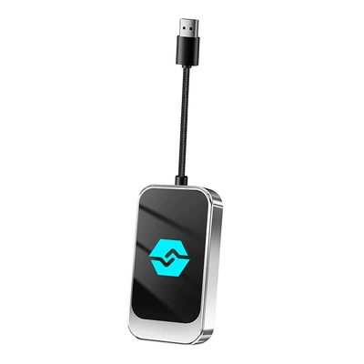 Cross-Border Hot-Selling Carplay Wireless Adapter Android Auto Car-Machine Connectivity Box Smart Carplay Box (Simsiz CarPlay və Android Auto) - q1bc-wireless-carplay-box-plus-android-auto-two-in-one-suitable-for-overseas-systems