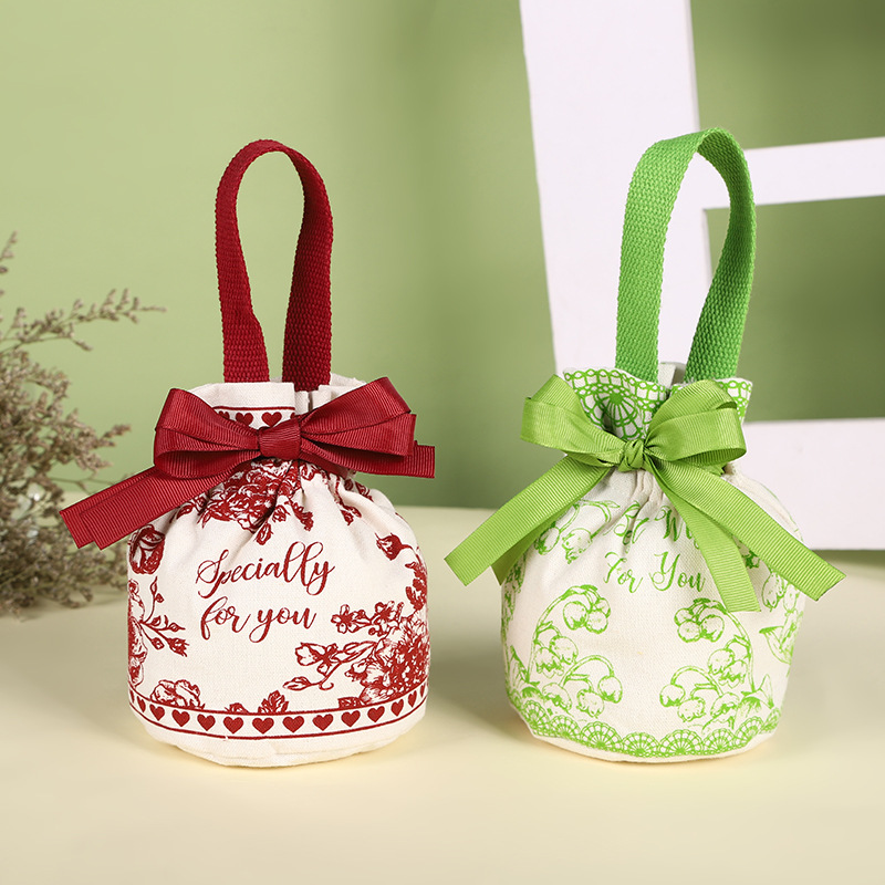 New Style Happy Candy Bag Handbag Gift for Wedding, Follow Xiaohongshu Trend, Candy Box for Celebration