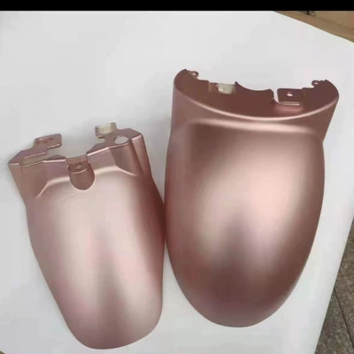 Electric vehicle fender Golden Beetle, exterior parts, water - matte-rose-gold-little-turtle-king-front-mudguard