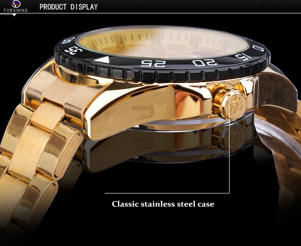 Men's Skeleton Mechanical Watch Automatic Casual Style Luxury_voghion.com