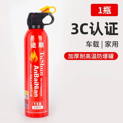 Vehicle-Mounted Simple Water-Based Fire Extinguisher, Small Portable In-Car Fire Protection and Extinguishing Equipment for Private Cars (Vehicle fire extinguisher) - 1-bottle