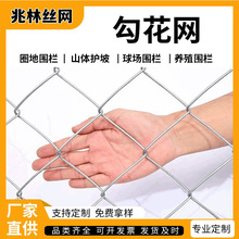 喷浆种草勾花网客土喷播植草防护勾花网山体护坡喷浆挂网 勾花网