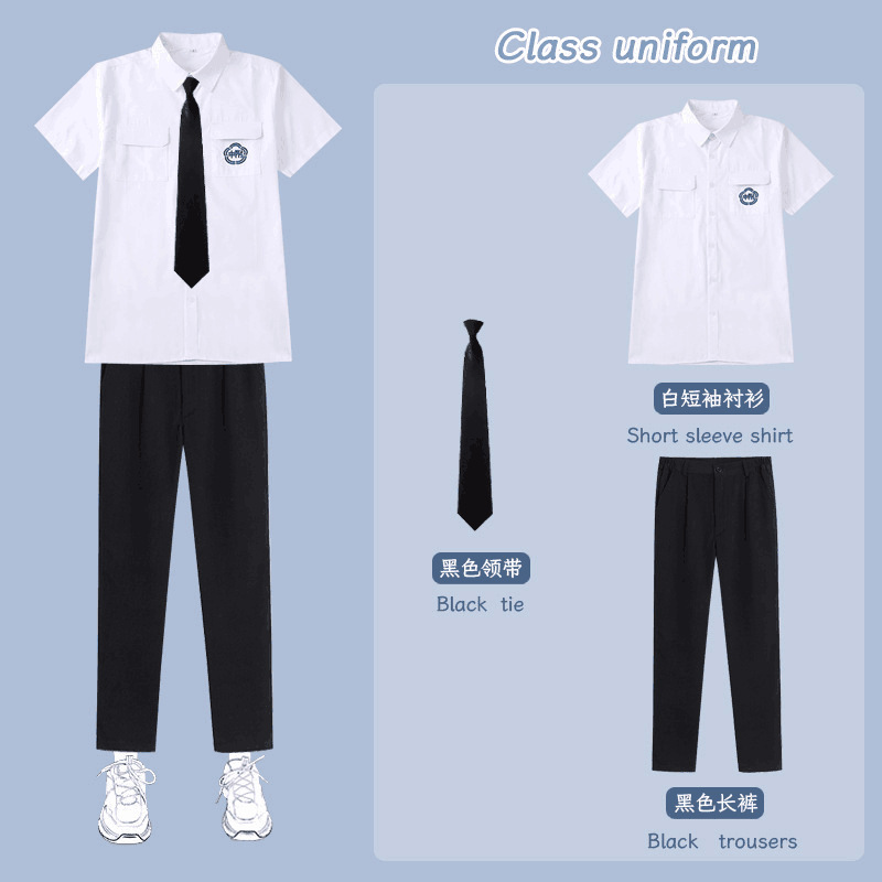 台湾の制服セットには中学生jk制服白シャツがついています。|undefined