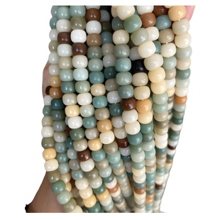 Bodhi root long string wholesale 114 pieces of chicken oil yellow weathered bodhi bodhi bodhi seed barrel beads Buddha beads hand-held Wen play