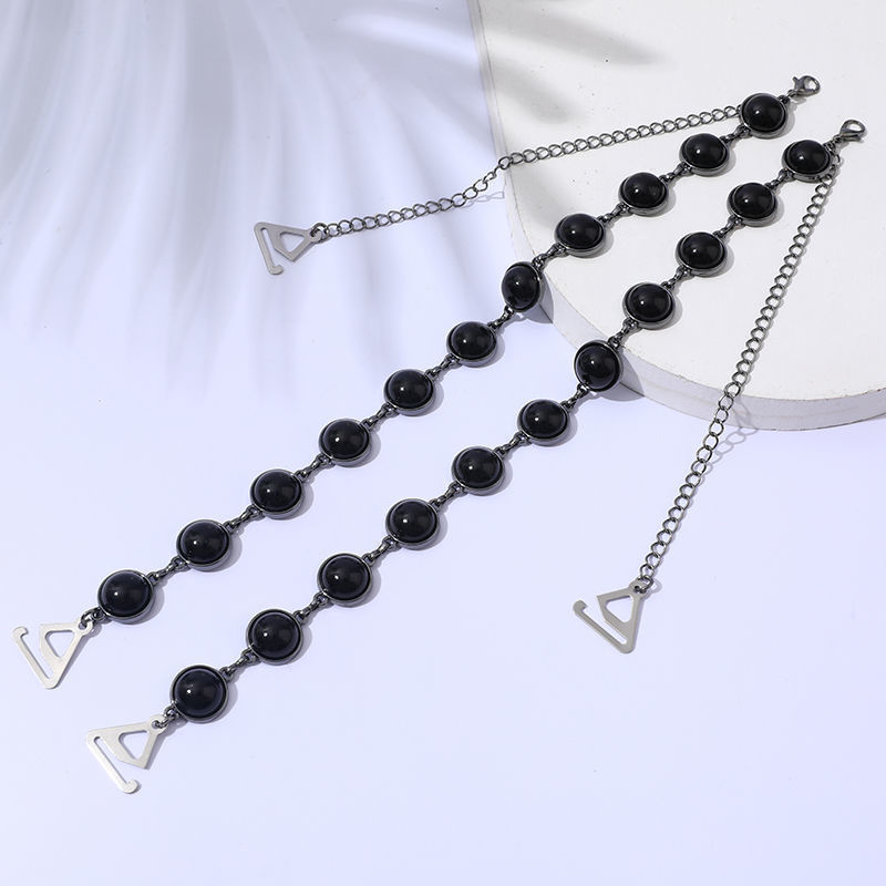 블랙 젬 숄더 [트라이앵글 버클]