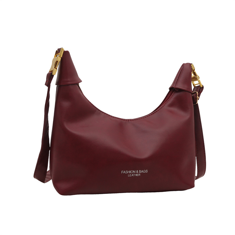 Corea del Sur INS moda moda bolso de brazalete de invierno 2024, nuevo retro simple bolso de hombro bolso de mujer