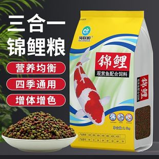 Koi Goldfish Feed Nutritional Fish Food Small Particle Fish Food Universal High Protein Three-In-One Color-Enhancing Fish Food for Home Use
