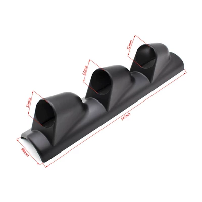 automobile instrument, Black Carbon Pattern 52mm Single Hole