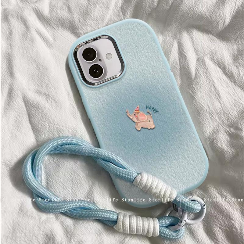 Sfumato Elephant Suitable for Apple 17Pro Mobile Phone Case 17Air New Iphone16Promax Simple 15/14