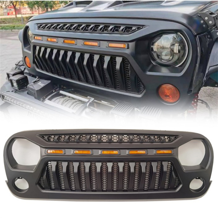 Wrangler JK modification Rebel China Net Wrangler modification Wrangler China Net grille front air inlet modification